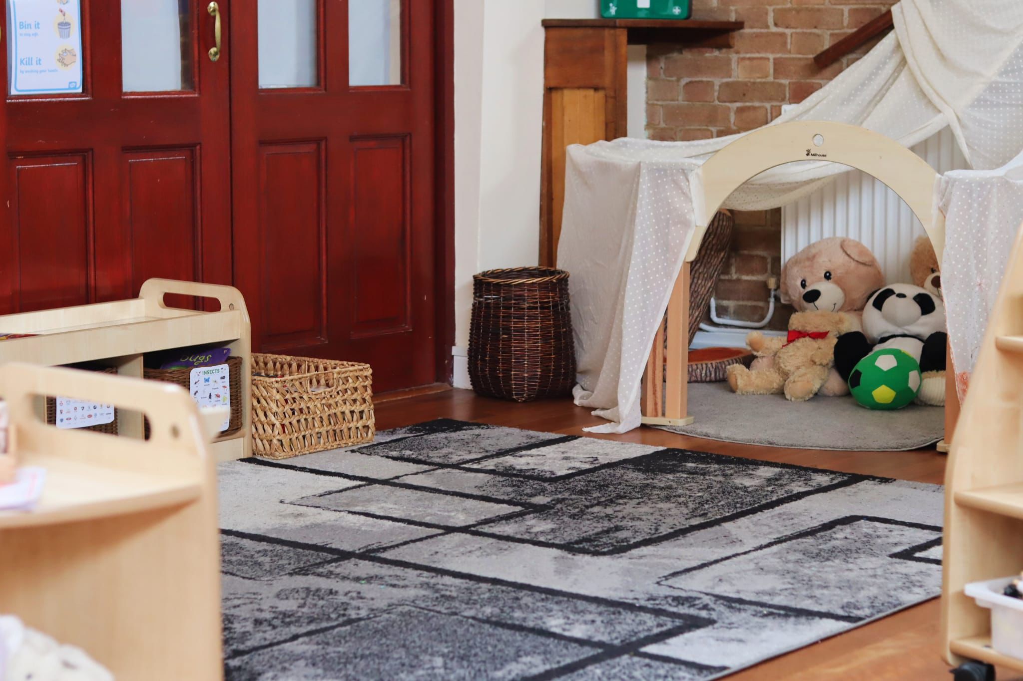 Cosy home-from-home play den at Maygardens Little Learners nursery Northolt